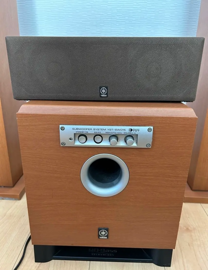 YAMAHA NS-10MMT×2 NS-10MMF×2 NS-C10MM×1 YST-SW015×1 Speakers Set