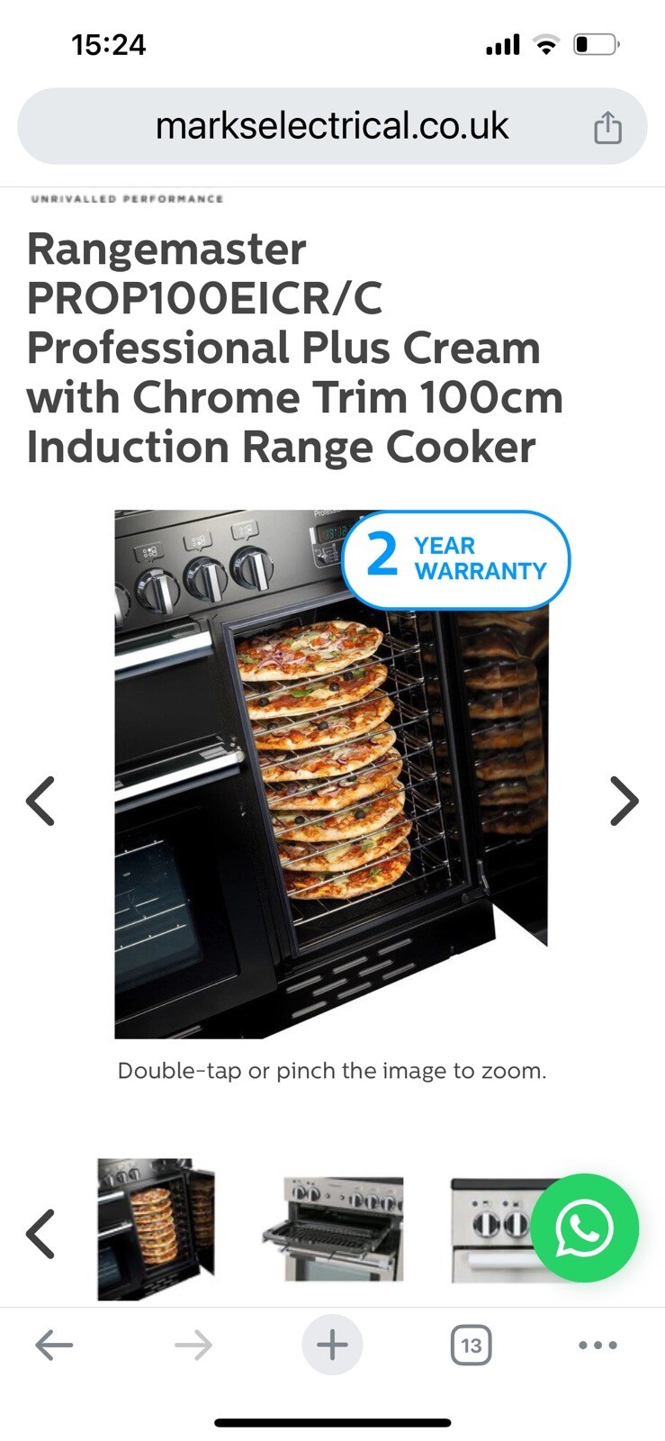 Rangemaster Induction range cooker eBay