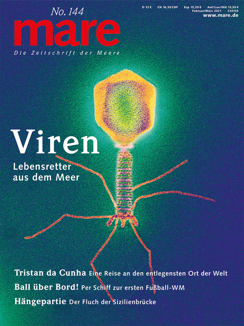 Nikolaus Gelpke / Mare - Die Zeitschrift Der Meere / No. 144 / Viren