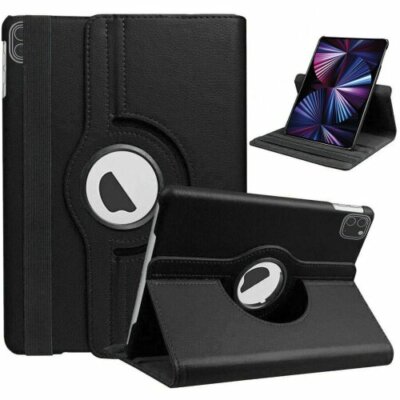 Für Apple iPad Pro 12.9'' 2017/2018/2021 Drehbare Leder Tasche Hülle Smart Ständer
