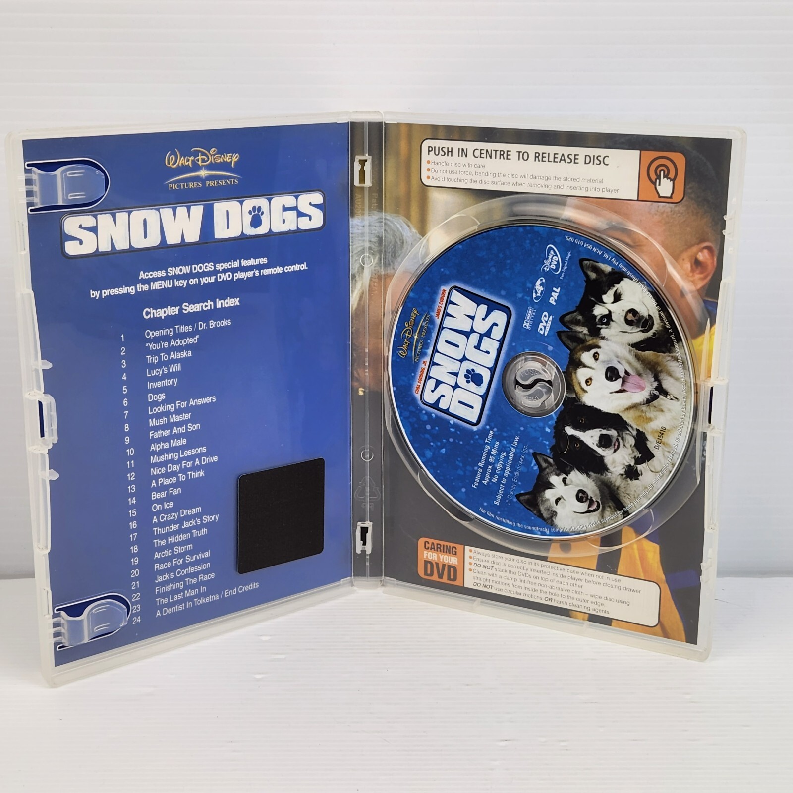 Snow Dogs DVD Movie 2002 Cuba Gooding Jr. Walt Disney Comedy Family Reg