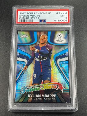 KYLIAN MBAPPE 2017 TOPPS CHROME CHAMPIONS LEAGUE FUTURE STARS