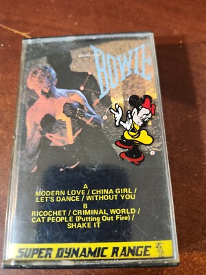 DAVID BOWIE LET'S DANCE SUPER DYNAMIC RANGE CASSETTE TAPE