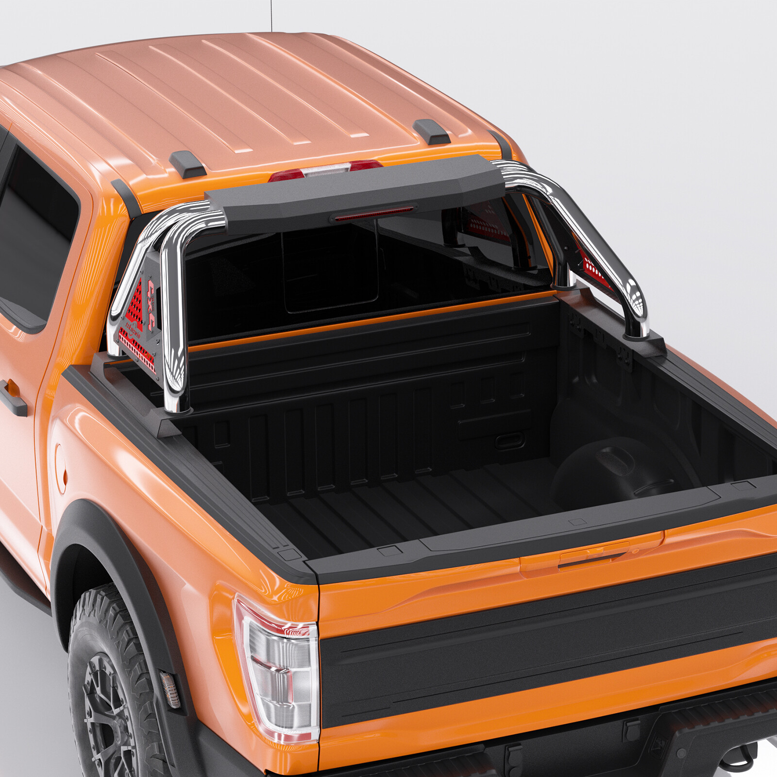 Adjustable Bed Roll Sport Bar For 2005-2024 Toyota Tacoma Truck Chase Roof Rack