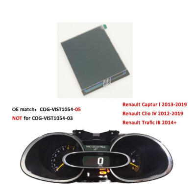 Renault Trafic 2014-19 Lcd Bildschirm Display Tacho Kombiinstrument VIST1054-08