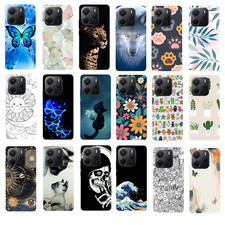 Cover Custodia Per Xiaomi Redmi Note 14 case In TPU Silicone Morbida Fantasia