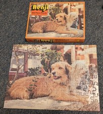 Vintage Benji 100 Piece Jigsaw Puzzle 1976 House of Games Complete