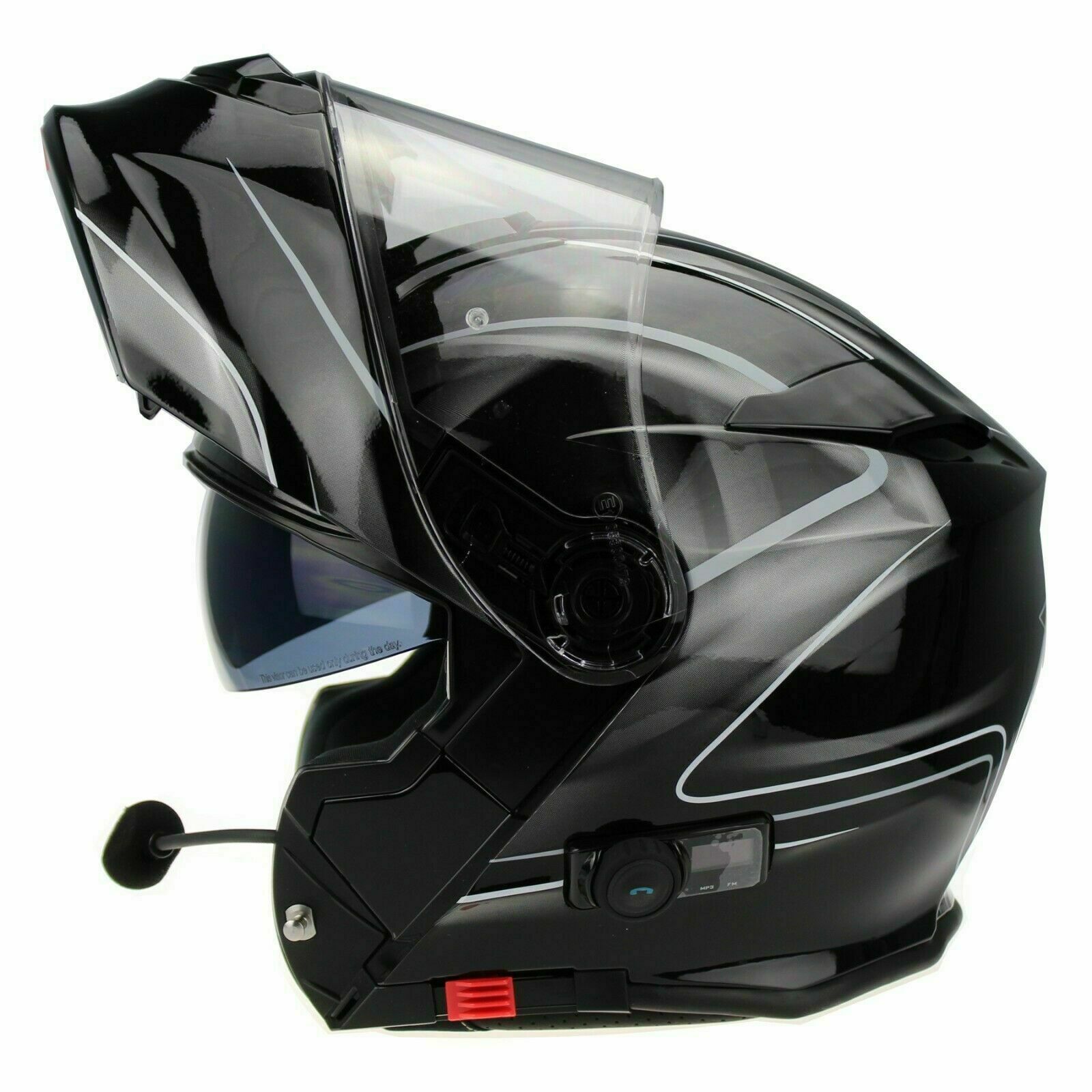 VCAN V271 Blinc Radio Bluetooth Flip Front Motorcycle Scooter Helmet
