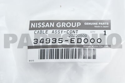 34935ED000 Genuine Nissan CABLE ASSY-CONT 34935-ED000 | eBay