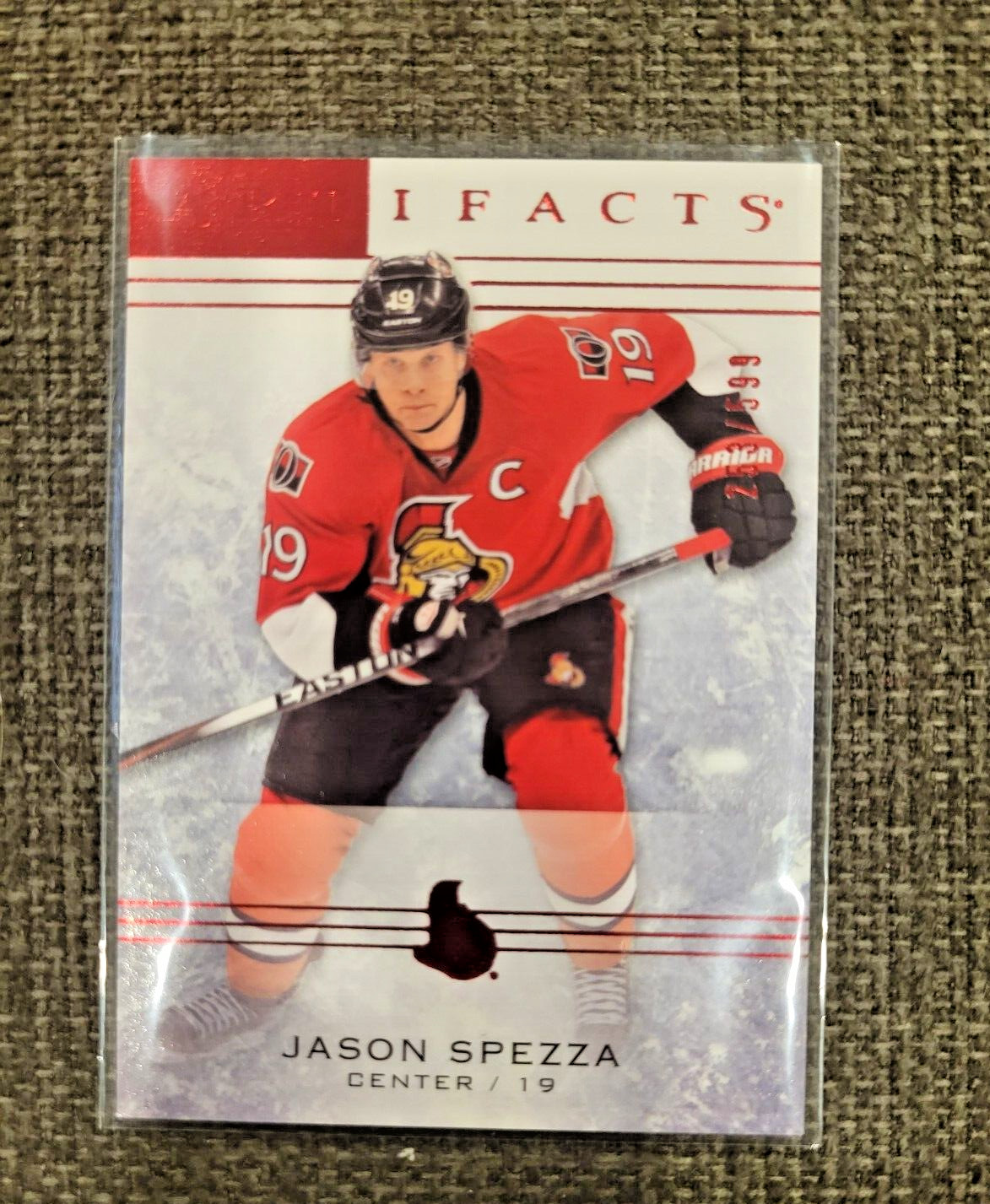 2014-15 Upper Deck Artifacts Hockey Ruby Parallel #'d/599 Jason Spezza
