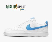 Nike Court Vision Lo NN Bianco Celeste Scarpe Uomo Sportive Sneakers DH2987 105