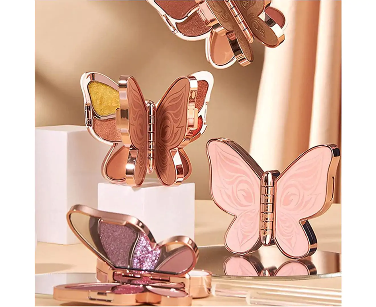 6 Colors Eyeshadow Palette Butterfly Makeup,Butterfly Shape Eyeshadow