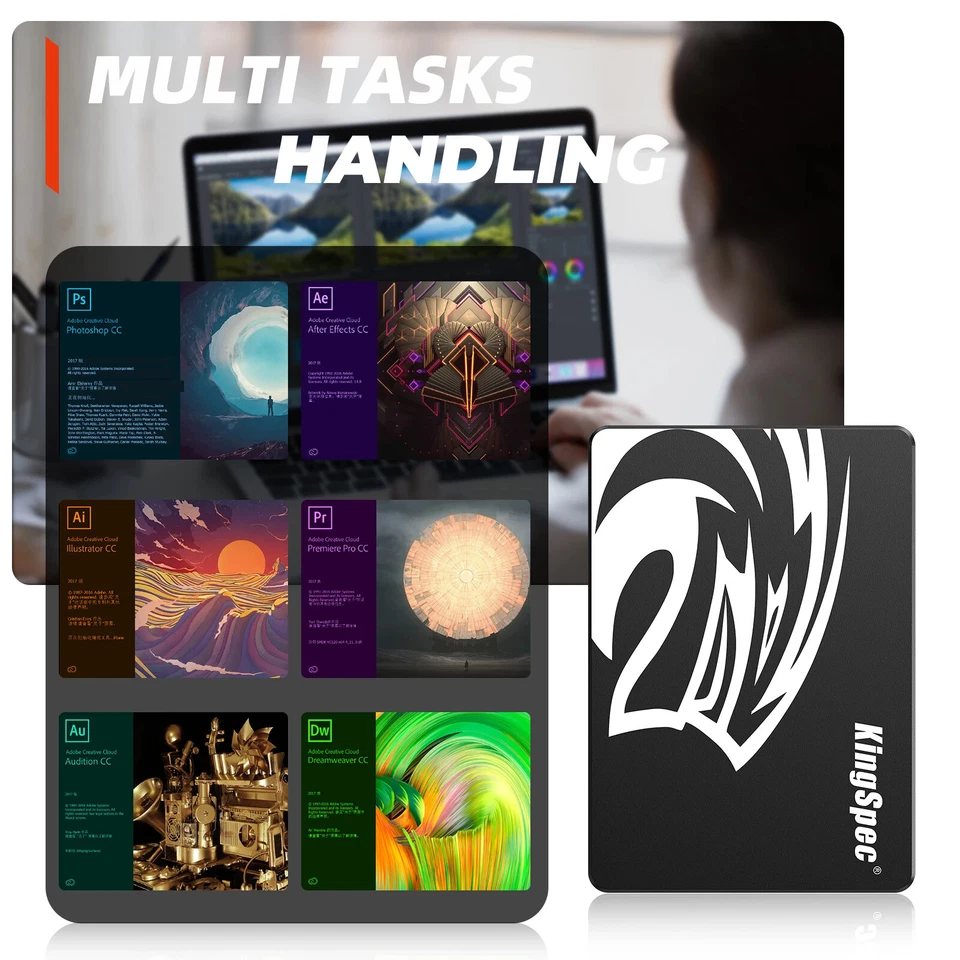 New SSD Drive HDD 2.5 Hard Disk HD SATA Disk Internal Hard Drive for Laptop Lot - Image 2 of 4