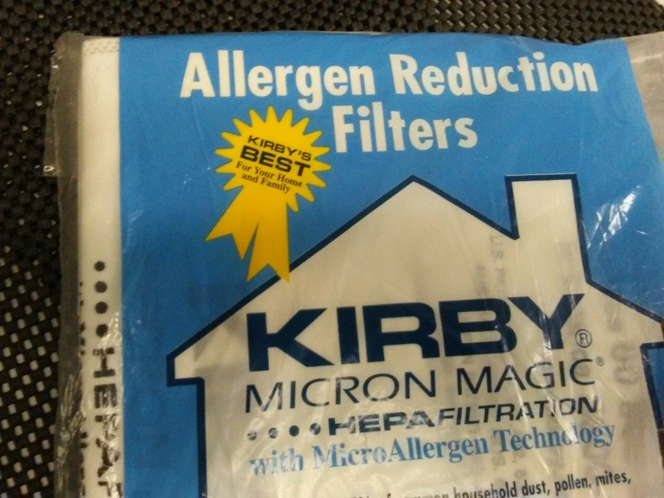 Kirby Micron Magic HepaFiltration Vacuum Bags Allergen Reduction Filters only 4 - Image 2 of 4