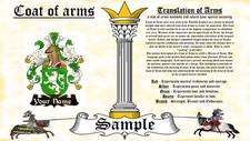 Ledbettor-Lobenstonledbetter COAT OF ARMS HERALDRY BLAZONRY PRINT