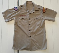 Boy Scouts of America Uniform Shirt Youth LARGE 14-16 Made in USA