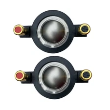2Pcs 25MM Titanium Replacement Diaphragms For Audio Speaker Driver 8 Ohm Tweeter