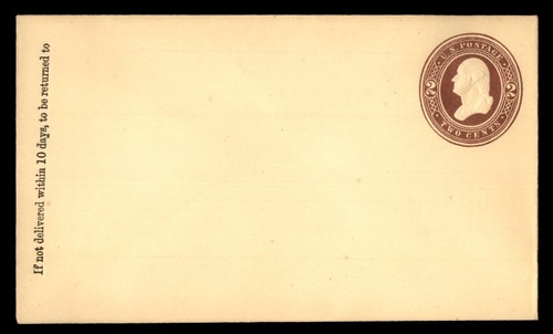 Mayfairstamps US Stationery 1880s 2c Unused Envelope aar_76013