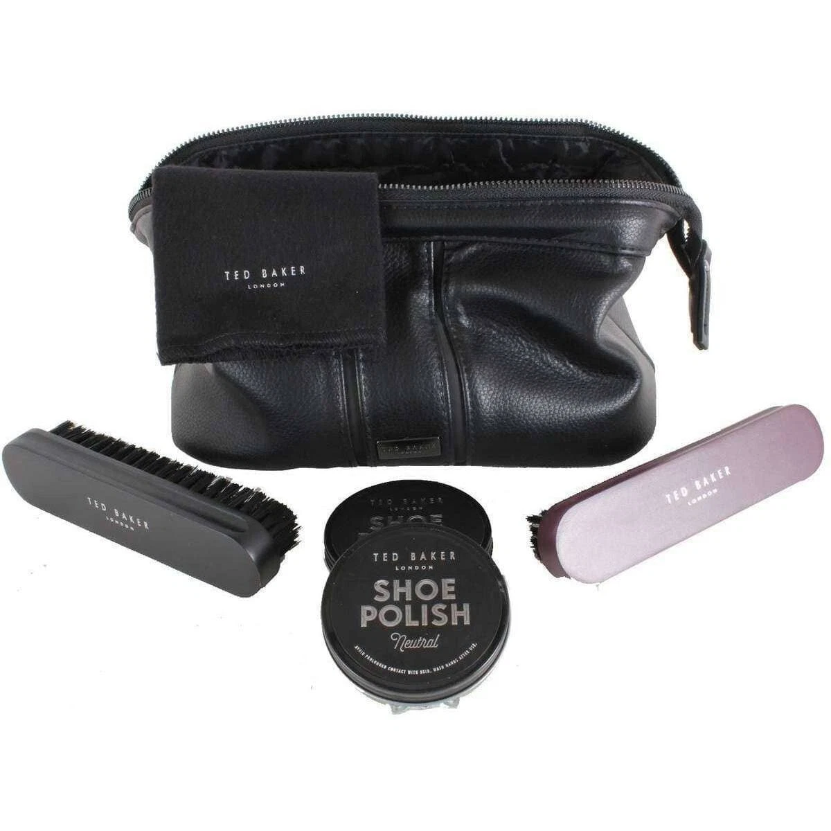 TED BAKER LONDON SHINSHO BLACK SHOE SHINE KIT