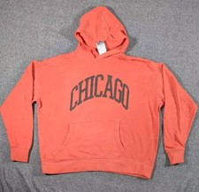 Rue21 - Orange Chicago Hoodie / Sweatshirt - Size Medium