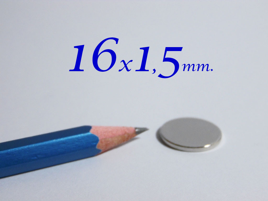 30   pezzi    16x1,5mm . MAGNETE NEODIMIO   CALAMITA x FIMO MAGNETE CALAMITE