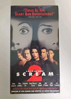 Scream 2 VHS SEALED BVHV Stamp Dimension Neve Campbell Jamie Kennedy VTG 
