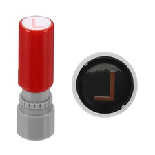 Letter Stamp,Great for Classroom, Festivals Red, Letter L