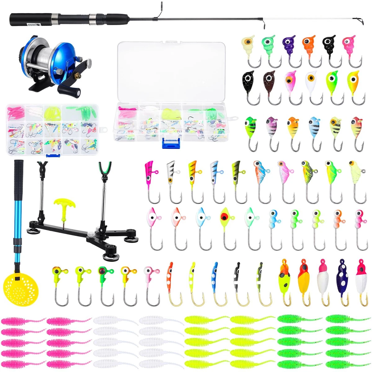 Ice Fishing Rod Medium Heavy Power Fishing Rod & Reel Combos for sale | eBay Ice Fishing Rod Medium Heavy Power Fishing Rod & Reel Combos for sale | eBay