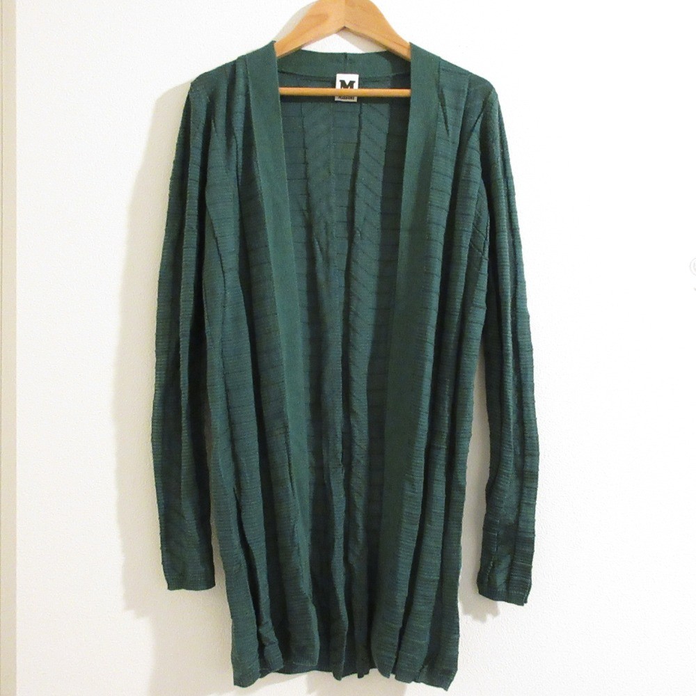 M Missoni Buttonless Medium Length Knit Cardigan … - image 1