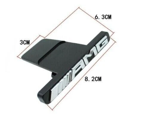 For Mercedes Benz AMG Front Grill Badge Emblem GT Panamericana 2048170616 Silver - Изображение 4 из 4