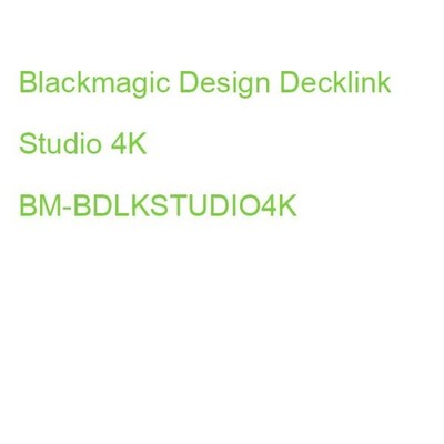 Blackmagic Design Decklink Studio 4K BM-BDLKSTUDIO4K (9338716002539)