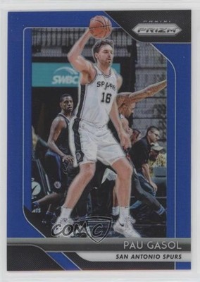 2018-19 Panini Prizm Blue Prizm 16/199 Pau Gasol #13 HOF 0g27