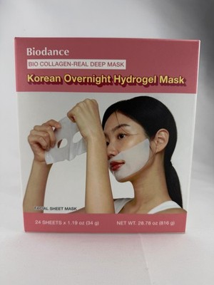 Biodance Korean Hydrogel Face Mask 24 Count Collagen New in box