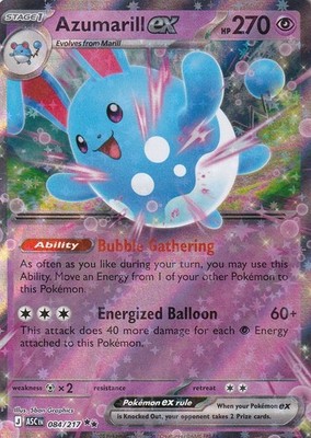 Azumarill ex 084/217 ME: Ascended Heroes - Pokemon Card - NM | eBay