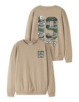 Name IT Sweatshirt Nkmvasha Ls Nreg, Unisex, GrößE Unbekannt, Blau