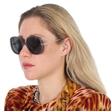 Polaroid Polarized Grey Butterfly Ladies Sunglasses PLD 6181/S 079U/M9 53