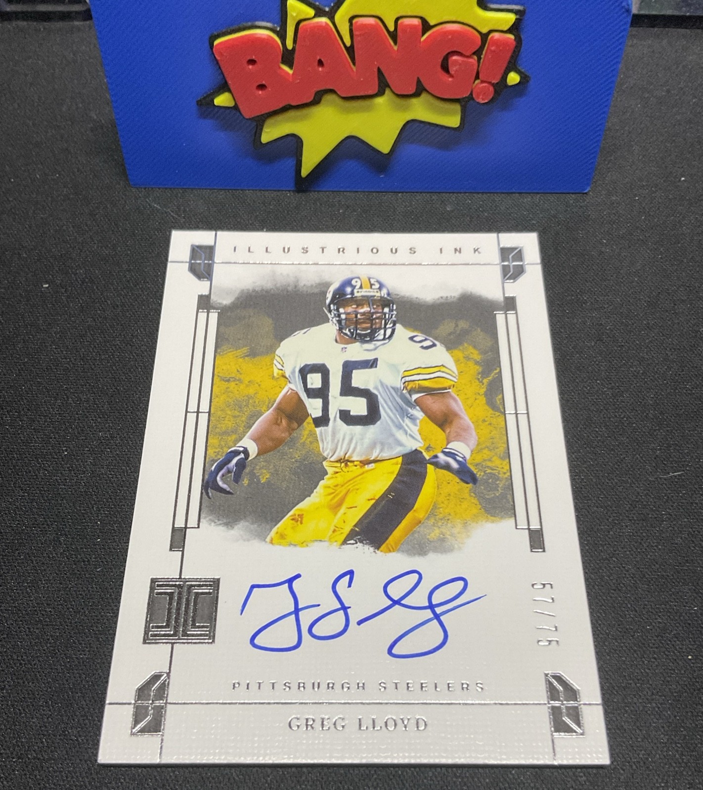 2024 Impeccable Illustrious Ink Pittsburgh Steelers Greg Lloyd #ILL-GLD /75 (AU)