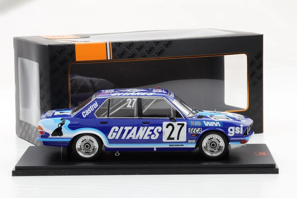 1:18 IXO BMW 528I E28 #27 GITANES 24H SPA 1982 18RMC183B - Immagine 3 di 4