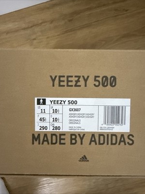 Yeezy 500 Ash Grey EU 45 1/3 US 11