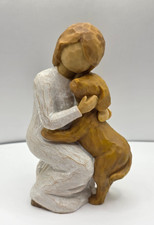 Loyal Friend Dog Memorial Sculpture/ Sympathy Gift/Loss/Angel Dog