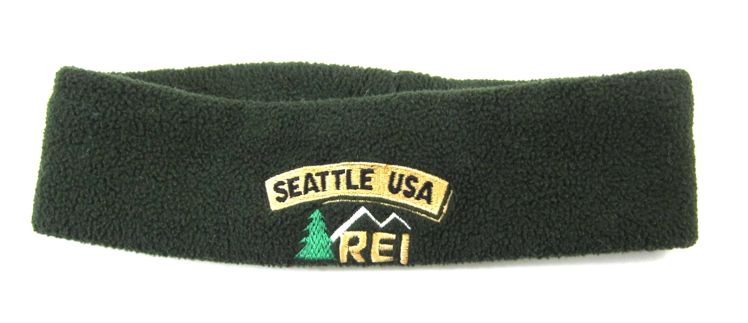 VTG Merkley Head Gear Canada REI Seattle Washington USA Green Fleece Headband
