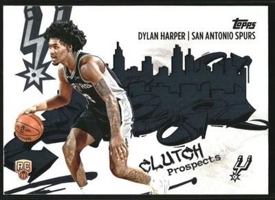 2025-26 Topps Clutch City Prospects #CC2 Dylan Harper Rookie Card RC 
