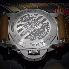 Panerai Submersible Navy SEALs Titanio PAM01669 47mm Black Dial W/Ext Warranty 12