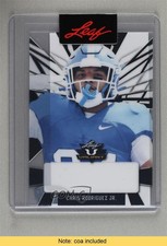 2022 Leaf Valiant Portrait Auto 1/1 Chris Rodriguez Jr #PA-CRJ 0c3