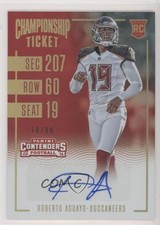 2016 Panini Contenders Championship Ticket 18/99 Roberto Aguayo #152 Auto 05or
