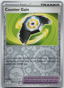 Counter Gain 169/191 Surging Sparks Reverse Holo