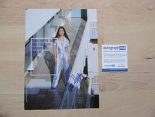 Salma Hayek autograph signed A4 magazine image ACOA