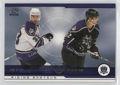 2001-02 Pacific Riding Shotgun Ziggy Palffy Stu Grimson #413 0q3