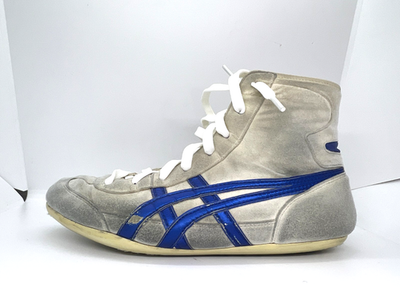#ad asics Og EX EO TWR900 Old Model Wrestling Boxing Shoes White Blue US7.5 25.5cm $285.00