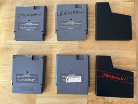 Nintendo NES Lot 4 Games: Rally Bike, Baseball, Play Action Football, MLB